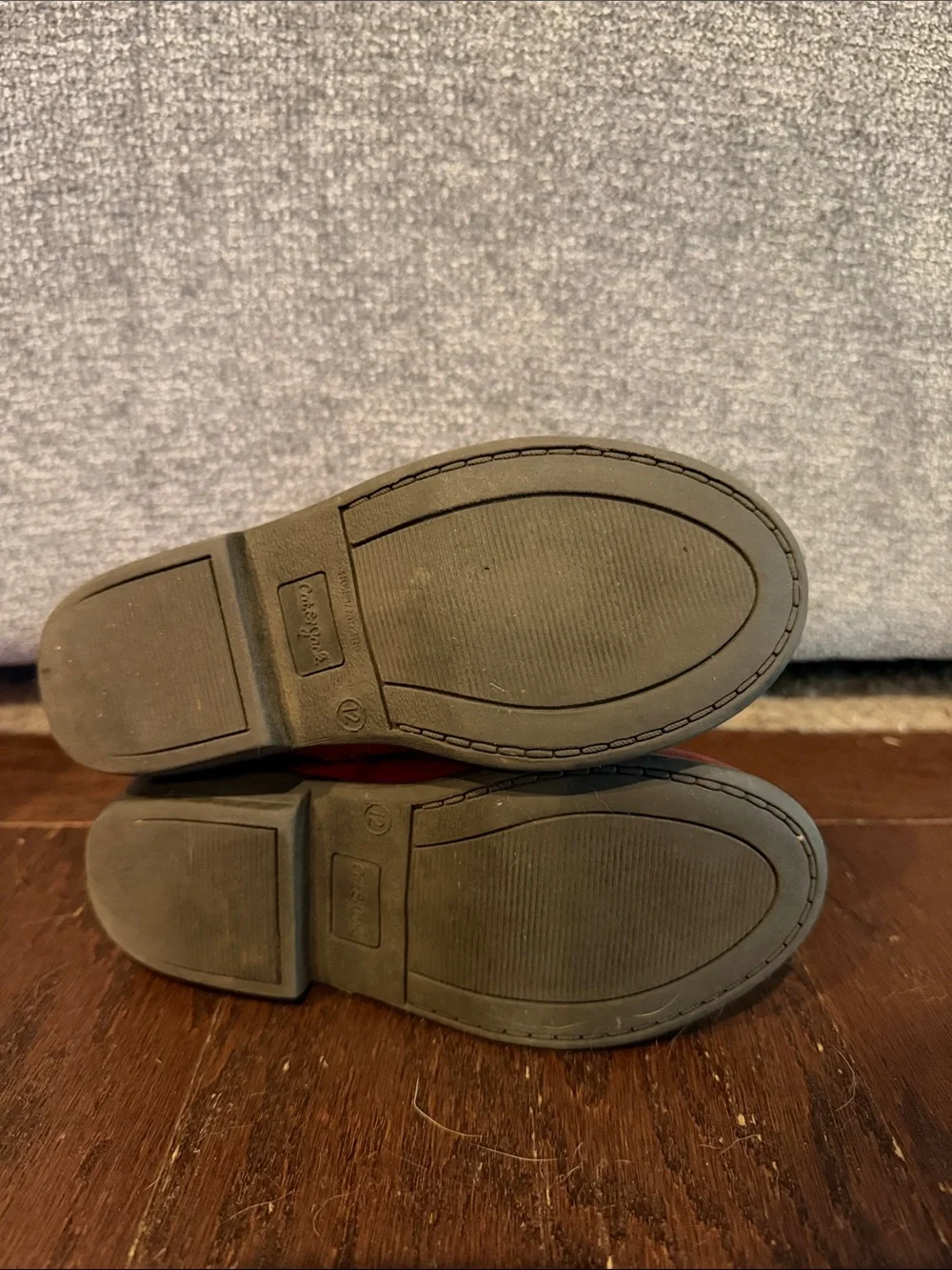Kids Red Ankle Boots